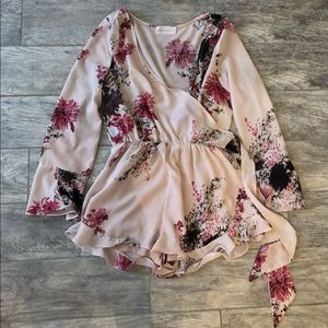 Long sleeve boutique romper